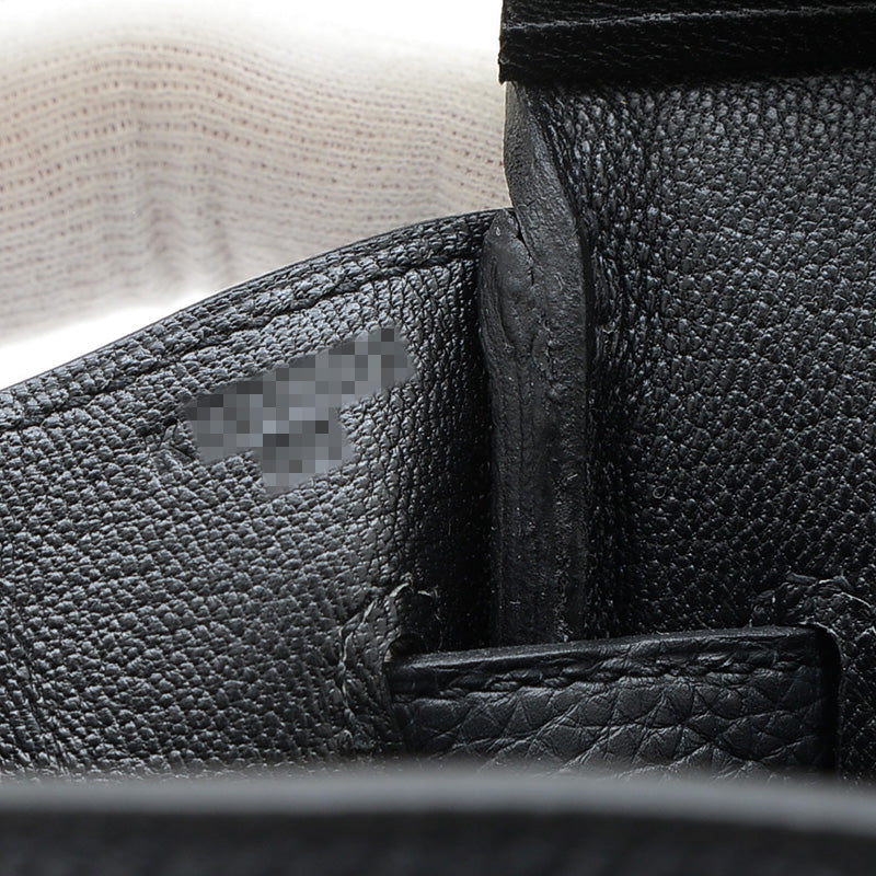 バーキン30 トゴ ブラック ゴールド金具 K刻印 ハンドバッグ