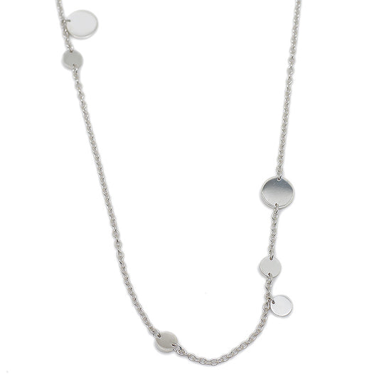 コンフェッティ ロングネックレス セリエ SV925/K18PG ネックレス