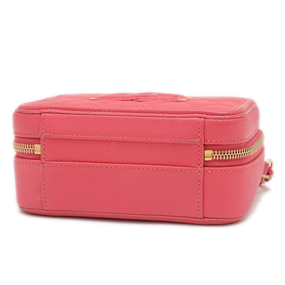 CCフィリグリー スモールチェーンバニティ ショルダーバッグ ピンク A93343 ショルダーバッグ