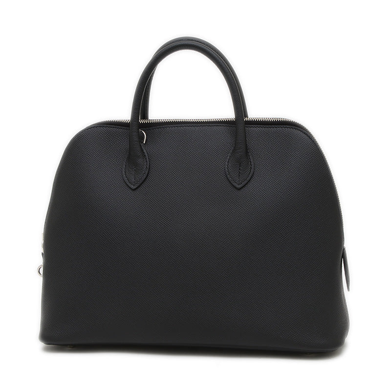 ボリード1923 30 エプソン ブラック シルバー金具 B刻印 ハンドバッグ