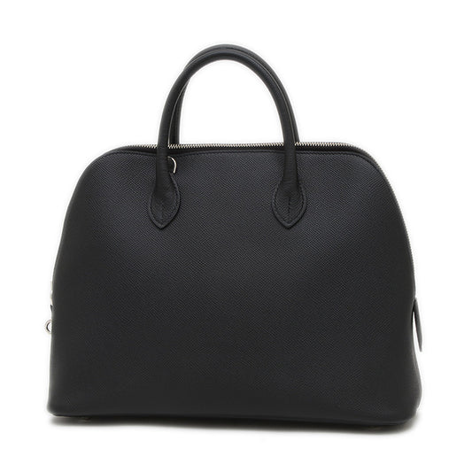 ボリード1923 30 エプソン ブラック シルバー金具 B刻印 ハンドバッグ