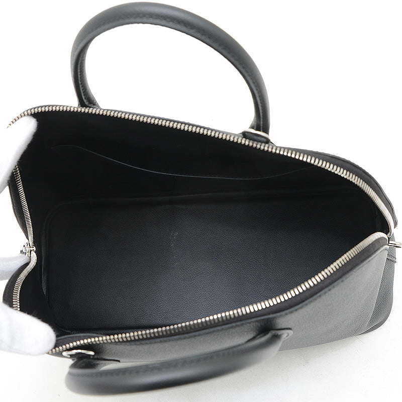 ボリード1923 30 エプソン ブラック シルバー金具 B刻印 ハンドバッグ