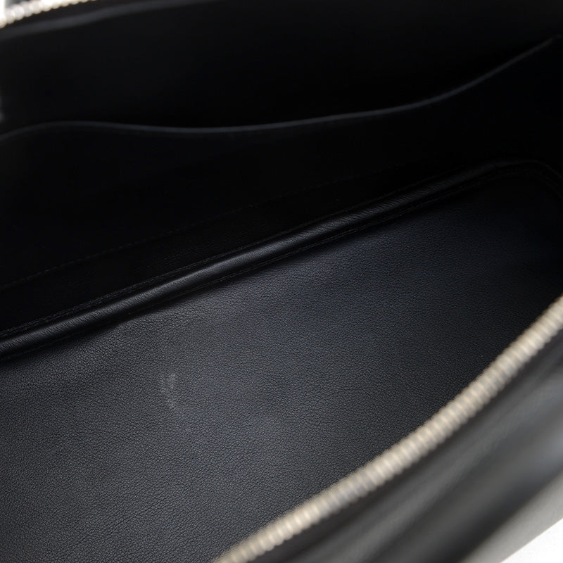 ボリード1923 30 エプソン ブラック シルバー金具 B刻印 ハンドバッグ