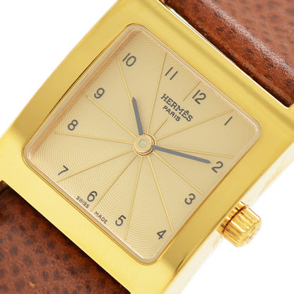 Hウォッチ ミニ レディース アイボリー文字盤 革ベルト クォーツ HH1.201 腕時計