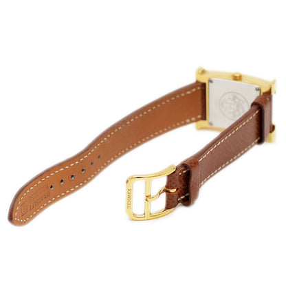 Hウォッチ ミニ レディース アイボリー文字盤 革ベルト クォーツ HH1.201 腕時計