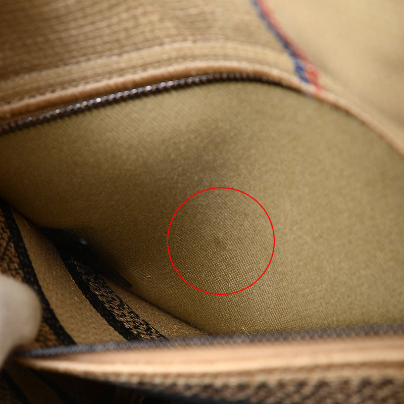 レディディオール LADY D-LITE ミディアム 2WAYバッグ ヘンプ ベージュ ハンドバッグ