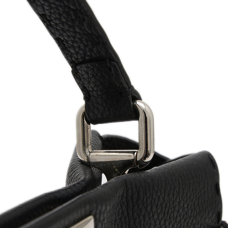 ピーカブー レギュラー セレリア 2WAYバッグ レザー ブラック 8BN290 ハンドバッグ