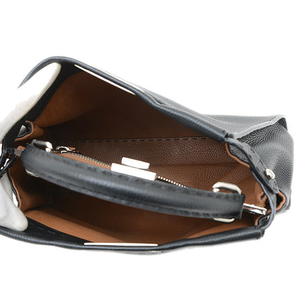 ピーカブー レギュラー セレリア 2WAYバッグ レザー ブラック 8BN290 ハンドバッグ