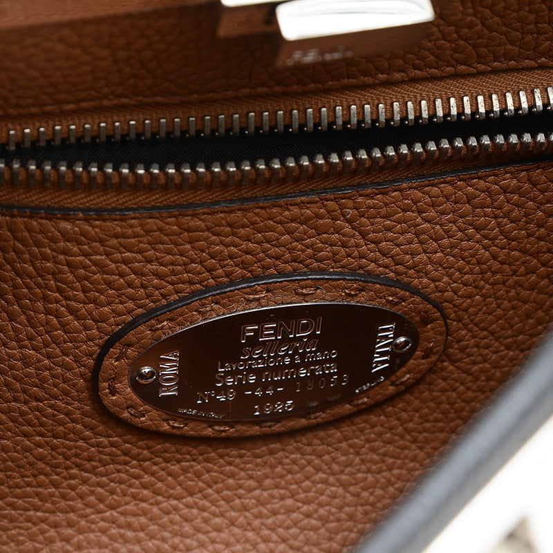 ピーカブー レギュラー セレリア 2WAYバッグ レザー ブラック 8BN290 ハンドバッグ