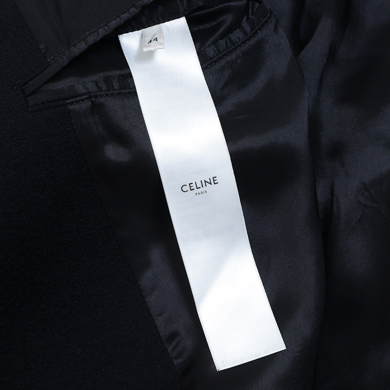 フード付きテディジャケット スタジャン ウール/カシミヤ ブラック 2V98M110R #44 スタジャン