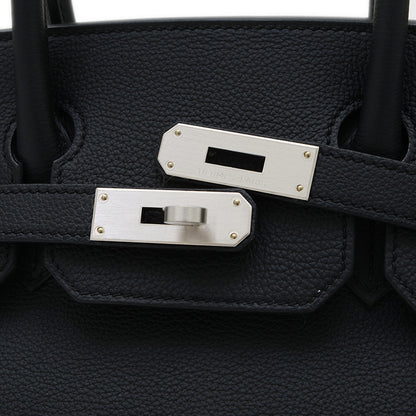 バーキン30 トゴ ブラック マットシルバー金具 K刻印 ハンドバッグ