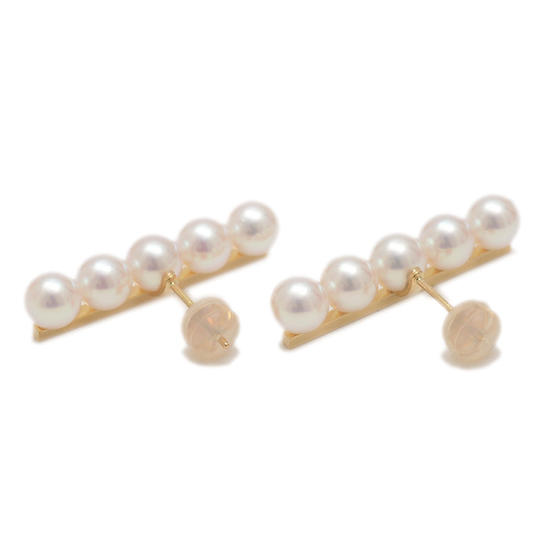 バランス プラス ピアス K18YG/パール ピアス