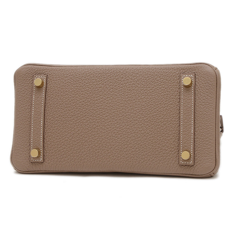 バーキン25 トゴ エトゥープ ゴールド金具 D刻印 ハンドバッグ