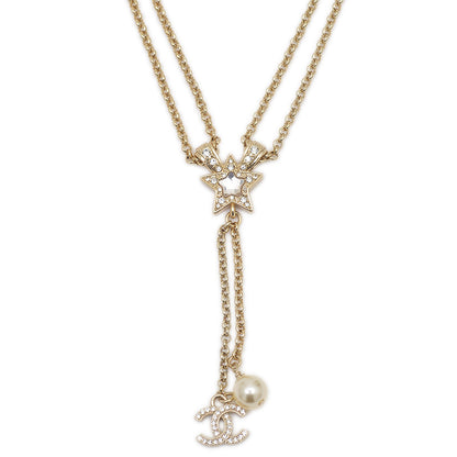 ココマーク スター ネックレス メタル/イミテーションパール ゴールド ABF222 P25P ネックレス