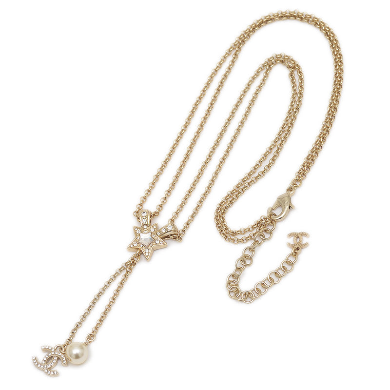 ココマーク スター ネックレス メタル/イミテーションパール ゴールド ABF222 P25P ネックレス