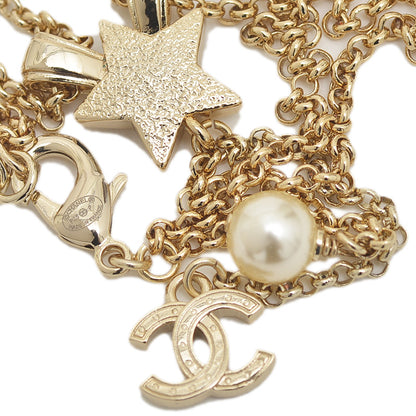 ココマーク スター ネックレス メタル/イミテーションパール ゴールド ABF222 P25P ネックレス