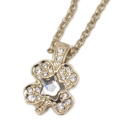 ココマーク クローバー ネックレス メタル/ラインストーン ゴールド ABF223 B25P ネックレス