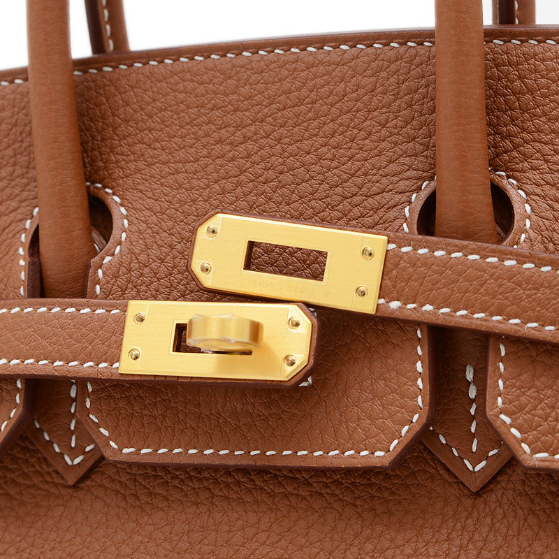 バーキン25 トゴ ゴールド マットゴールド金具 K刻印 ハンドバッグ