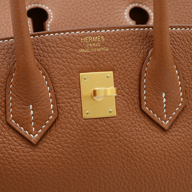 バーキン25 トゴ ゴールド マットゴールド金具 K刻印 ハンドバッグ