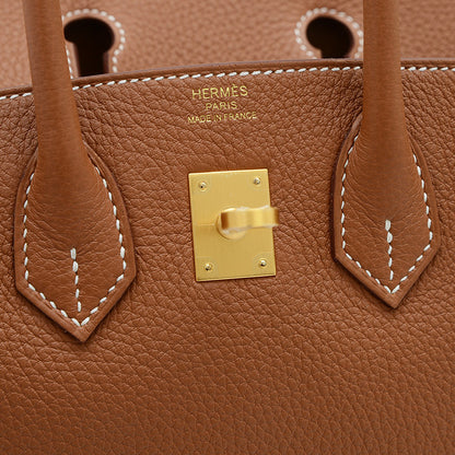 バーキン25 トゴ ゴールド マットゴールド金具 K刻印 ハンドバッグ