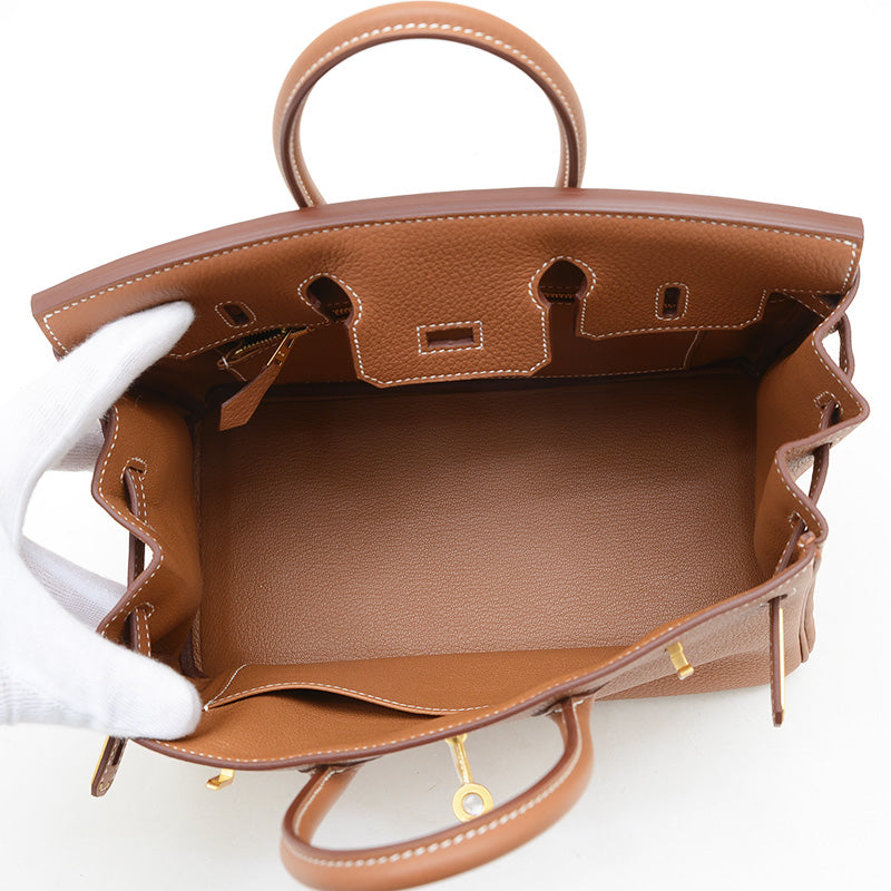 バーキン25 トゴ ゴールド マットゴールド金具 K刻印 ハンドバッグ