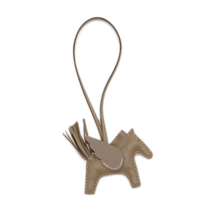 ロデオ ペガサスPM バッグチャーム エトゥープ K刻印 バッグチャーム