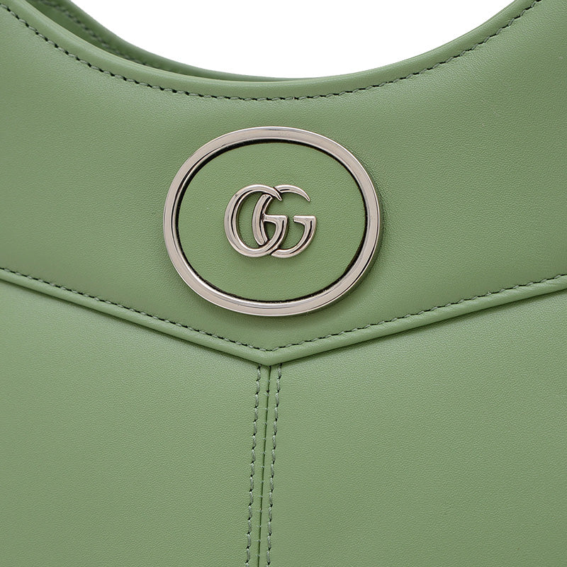 スモールトートバッグ プチGG PETITE GG レザー グリーン 745918 ハンドバッグ