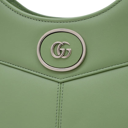 スモールトートバッグ プチGG PETITE GG レザー グリーン 745918 ハンドバッグ