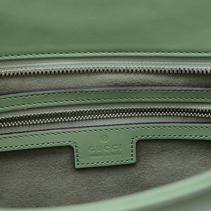 スモールトートバッグ プチGG PETITE GG レザー グリーン 745918 ハンドバッグ