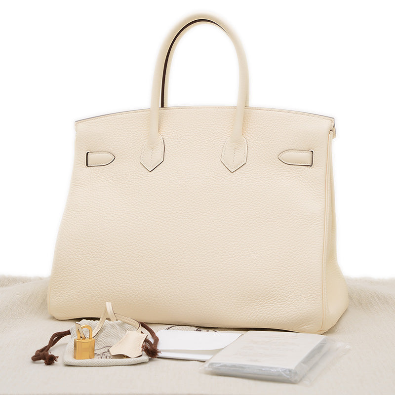 バーキン35 トゴ ナタ ゴールド金具 U刻印 ハンドバッグ