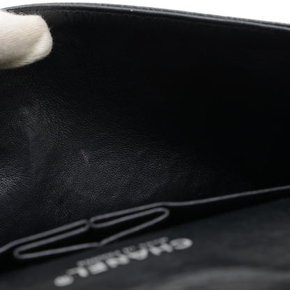 マトラッセ 25 ダブルチェーンショルダー キャビアスキン ブラック A01112 ショルダーバッグ