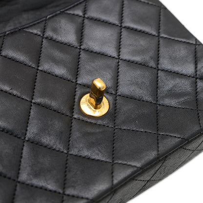 ミニマトラッセ 18 チェーンショルダー ラムスキン ブラック ゴールド金具 A01115 ショルダーバッグ