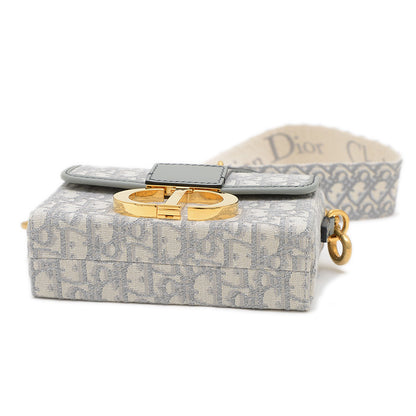 30 モンテーニュ オブリーク ショルダーバッグ ジャガード グレー ショルダーバッグ