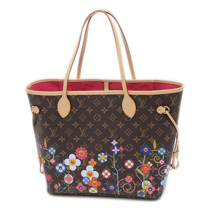 LV×TM モノグラム ネヴァーフルMM ポーチ付き M13271 村上隆 コラボ トートバッグ