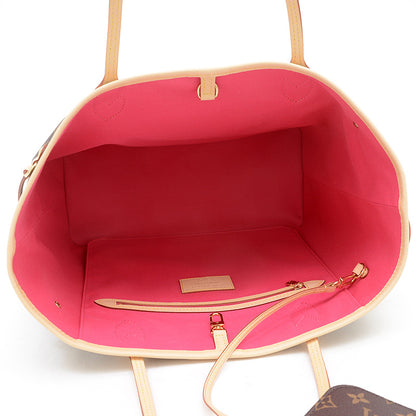 LV×TM モノグラム ネヴァーフルMM ポーチ付き M13271 村上隆 コラボ トートバッグ