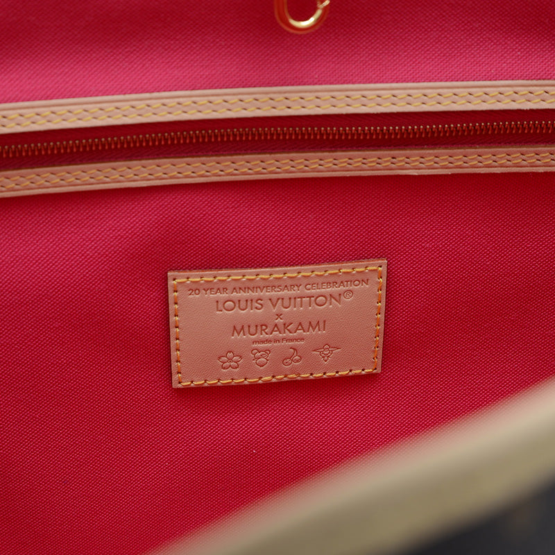 LV×TM モノグラム ネヴァーフルMM ポーチ付き M13271 村上隆 コラボ トートバッグ