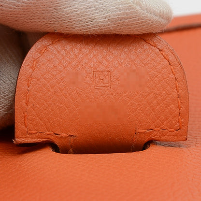 エブリン3GM エプソン オレンジ シルバー金具 P刻印 ※補色あり ショルダーバッグ