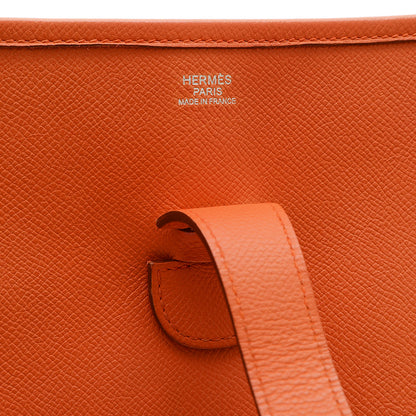 エブリン3GM エプソン オレンジ シルバー金具 P刻印 ※補色あり ショルダーバッグ