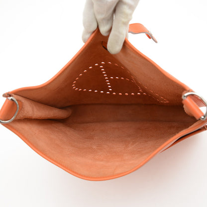 エブリン3GM エプソン オレンジ シルバー金具 P刻印 ※補色あり ショルダーバッグ