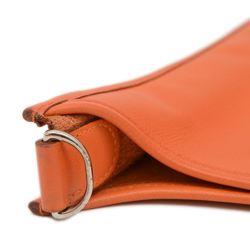 エブリン3GM エプソン オレンジ シルバー金具 P刻印 ※補色あり ショルダーバッグ