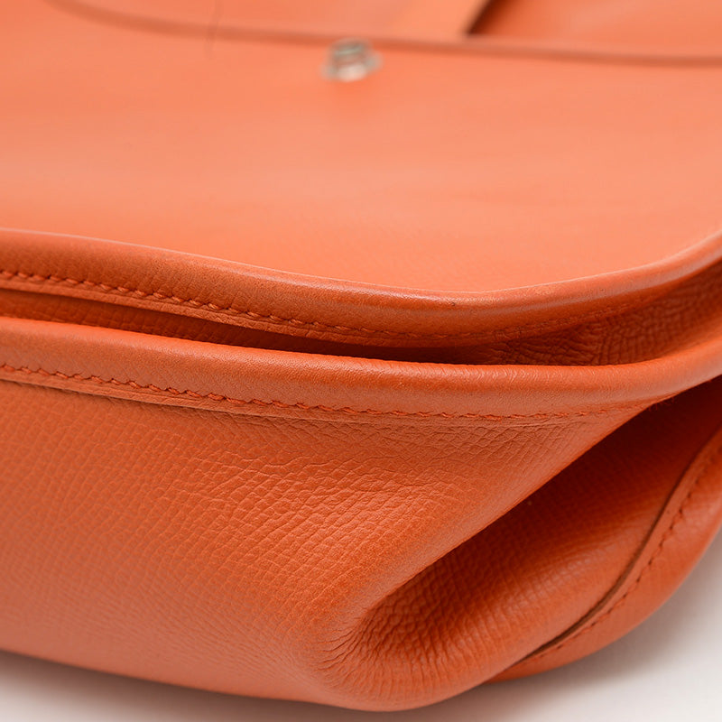 エブリン3GM エプソン オレンジ シルバー金具 P刻印 ※補色あり ショルダーバッグ