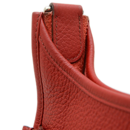 エブリン3 PM トリヨン ルージュガランス シルバー金具 N刻印 ショルダーバッグ