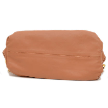 ザ チェーンポーチ ワンショルダーバッグ カーフスキン ブラウン 620230VCP40 ショルダーバッグ