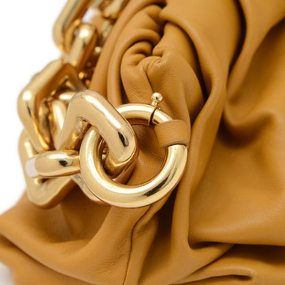 ザ チェーンポーチ ワンショルダーバッグ カーフスキン マスタード 620230VCP40 ショルダーバッグ