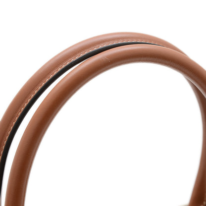 トリオンフ バーティカル カバ ミディアム 2WAYバッグ アイボリー/ブラウン 194432 トートバッグ