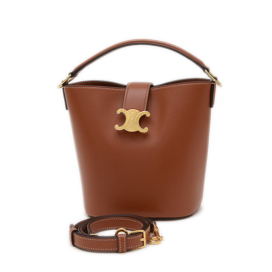 ルイーズ スモール バケット 2WAYバッグ カーフスキン タン 119173FX9 ハンドバッグ