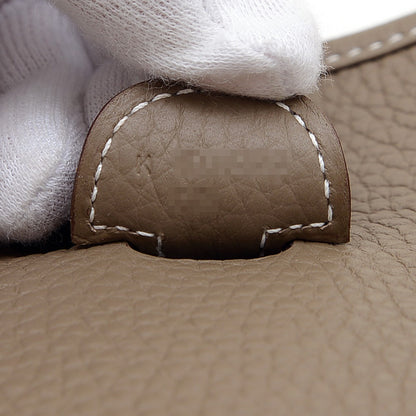 エブリン3 PM トリヨン エトゥープ シルバー金具 K刻印 ショルダーバッグ