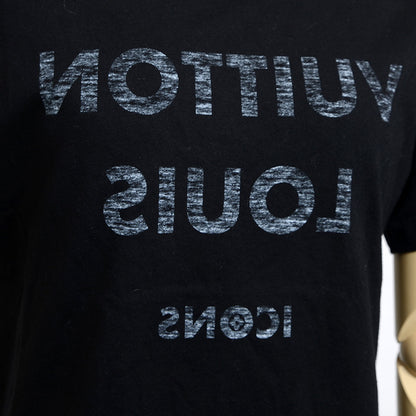 ロゴリバース チェーン 半袖Tシャツ コットン ブラック レディース XS 半袖Ｔシャツ