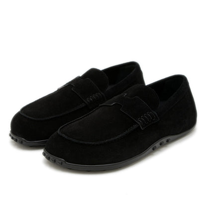 モカシン レイジー ヴォーヴェロア ローファー ブラック レディース 37サイズ H252020Z モカシン