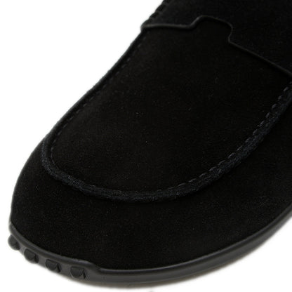 モカシン レイジー ヴォーヴェロア ローファー ブラック レディース 37サイズ H252020Z モカシン